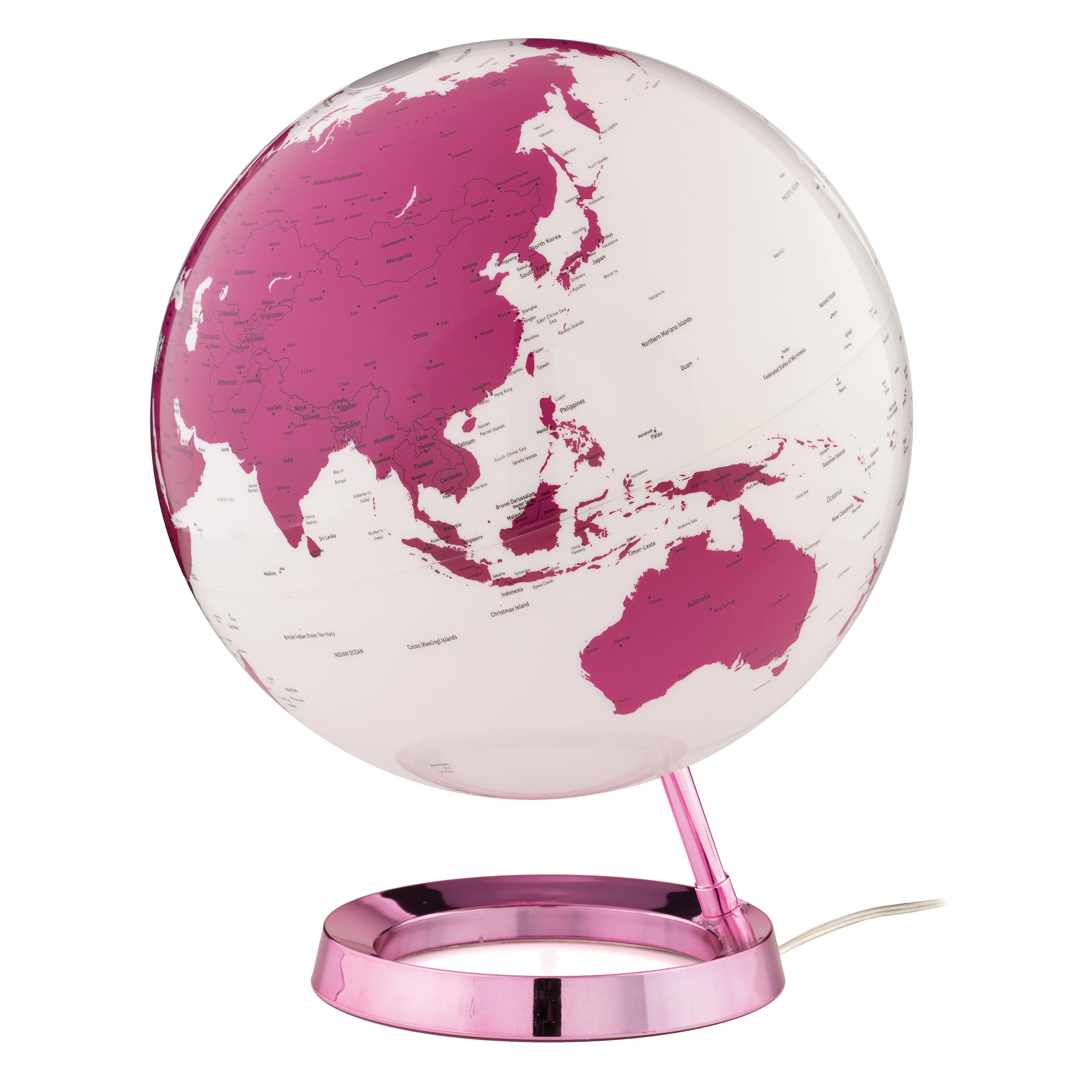 Leuchtglobus "New Light&Colour" Hot Pink - Ø 30 cm